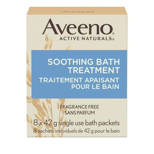 Aveeno Soothing Bath Soak for Eczema, Natural Colloidal Oatmeal, 8 Ct Aveeno Soothing Bath Soak for Eczema, Natural Colloidal Oatmeal, 8 Ct