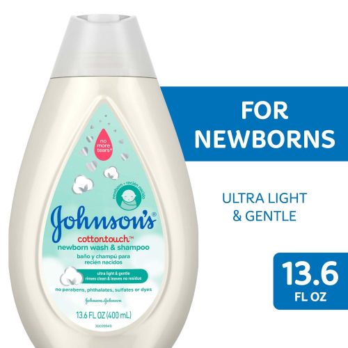 Johnson's CottonTouch Newborn Baby Shampoo and Body Wash Soap, 13.6 oz Johnson's CottonTouch Newborn Baby Shampoo and Body Wash Soap, 13.6 oz