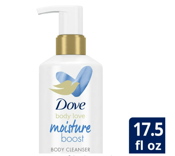 Dove Body Love Body Cleanser For Dry Skin Moisture Boost Body Wash with Hyaluronic Acid and Moringa Oil 17.5 fl oz Dove Body Love Body Cleanser For Dry Skin Moisture Boost Body Wash with Hyaluronic Acid and Moringa Oil 17.5 fl oz