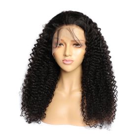 Curly Human Hair Wig Lace Hair Products (Option: 13x4 150density-8inch)