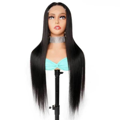 Glueless Transparent HD 4*4 Frontal 4x4 Lace Front Brazilian Real Human Hair Yaki Kinky Straight Closure Wig For Black Women Glueless Transparent HD 4*4 Frontal 4x4 Lace Front Brazilian Real Human Hair Yaki Kinky Straight Closure Wig For Black Women