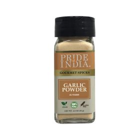 Pride of India ‚Äì Garlic Fine Ground ‚Äì Gourmet & Culinary Grade ‚Äì Classic Seasoning to Pasta/Sauces/Dips/Bakes ‚Äì Easy to Use ‚Äì 3 Oz. Small Du (size: 3 oz)